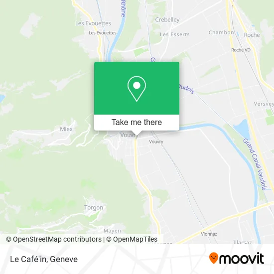 Le Café'in map