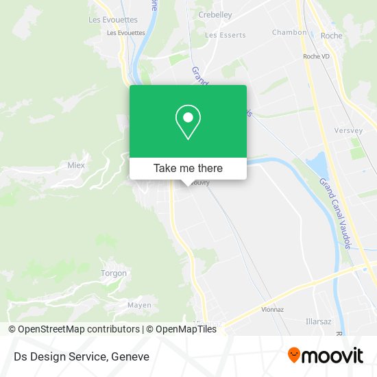 Ds Design Service map