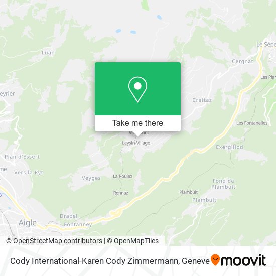 Cody International-Karen Cody Zimmermann map