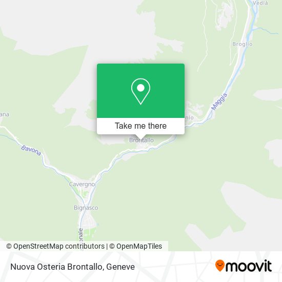 Nuova Osteria Brontallo map