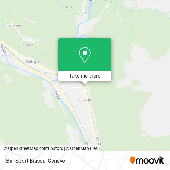 Bar Sport Biasca map