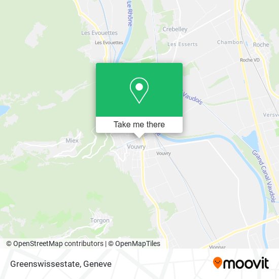 Greenswissestate map