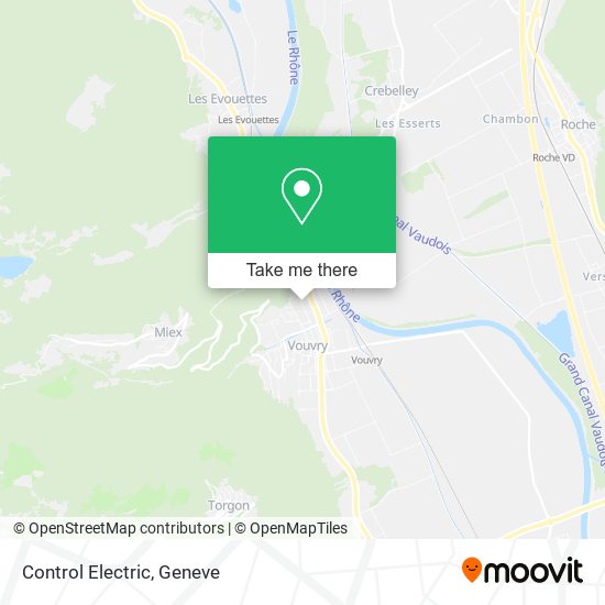 Control Electric map