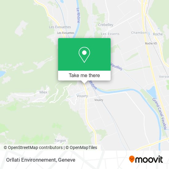 Orllati Environnement map