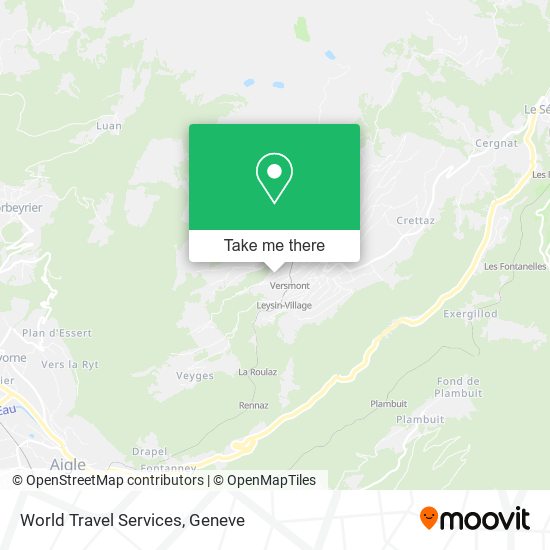 World Travel Services map