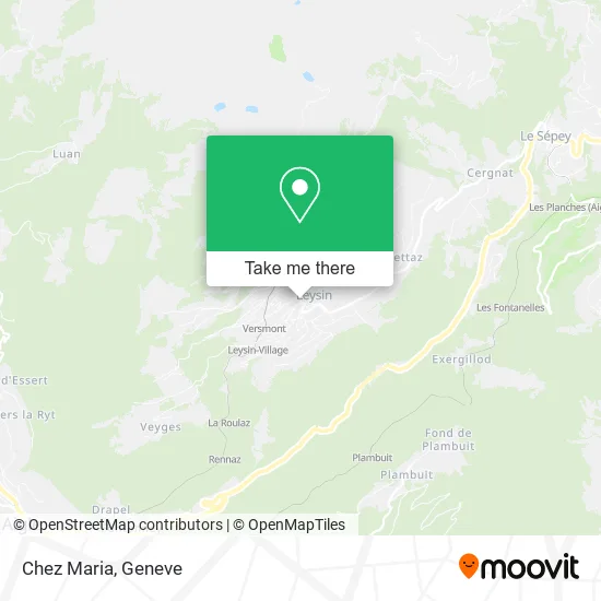 Chez Maria map