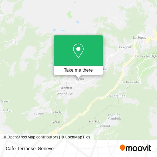 Café Terrasse map