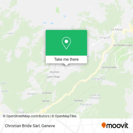 Christian Bride Sàrl map