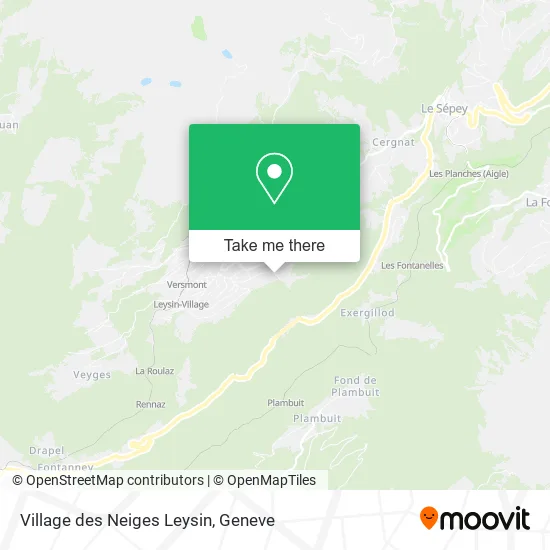 Village des Neiges Leysin map