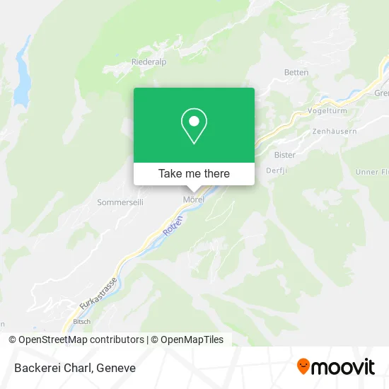 Backerei Charl map