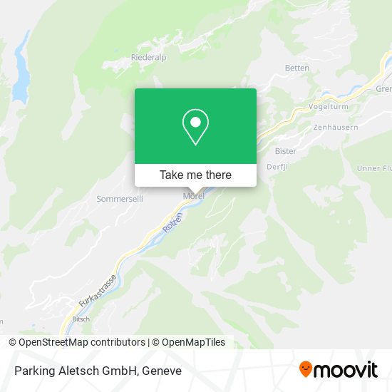 Parking Aletsch GmbH plan