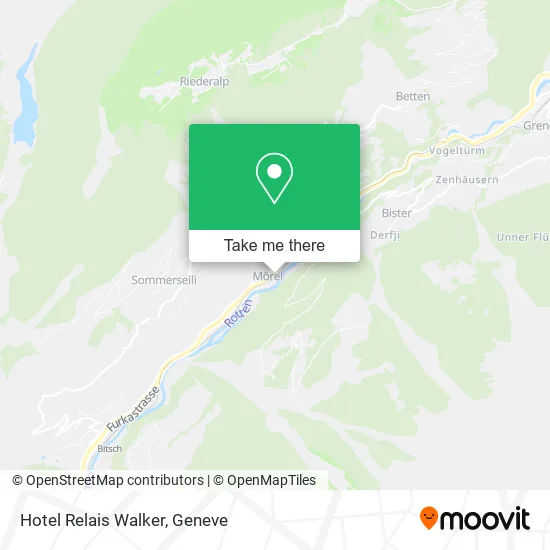 Hotel Relais Walker map
