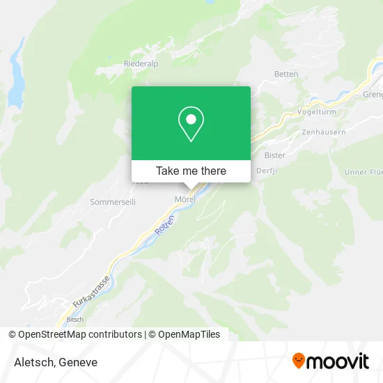 Aletsch map