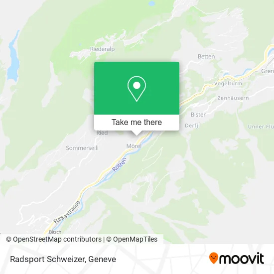 Radsport Schweizer map