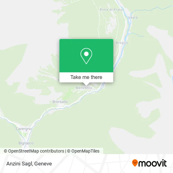 Anzini Sagl map