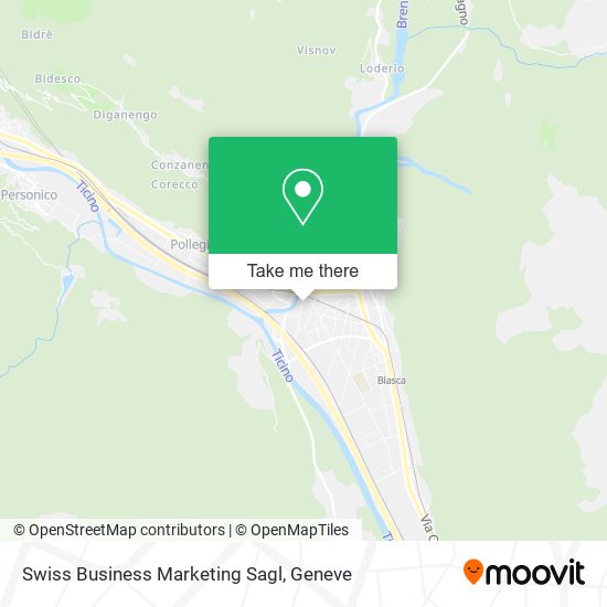 Swiss Business Marketing Sagl map
