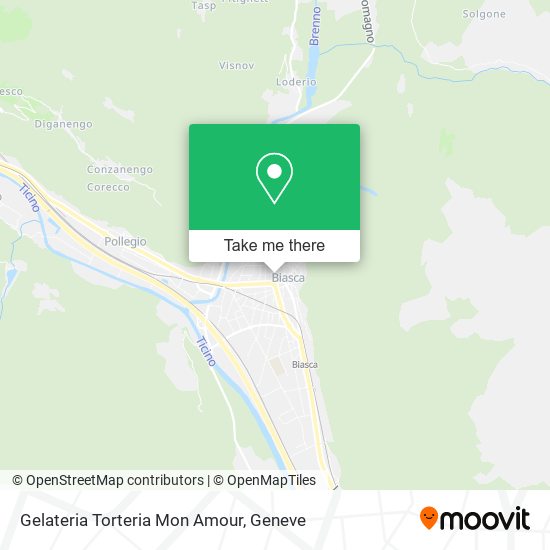 Gelateria Torteria Mon Amour map
