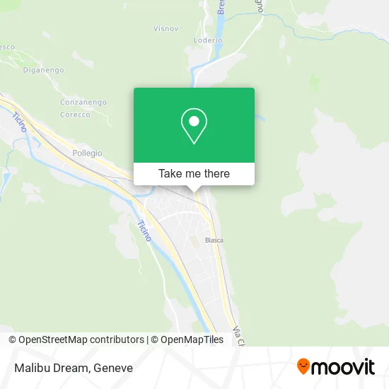 Malibu Dream map