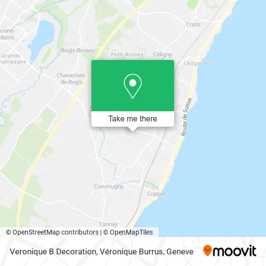 Veronique B Decoration, Véronique Burrus map