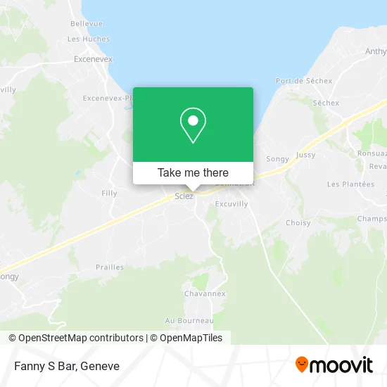 Fanny S Bar map