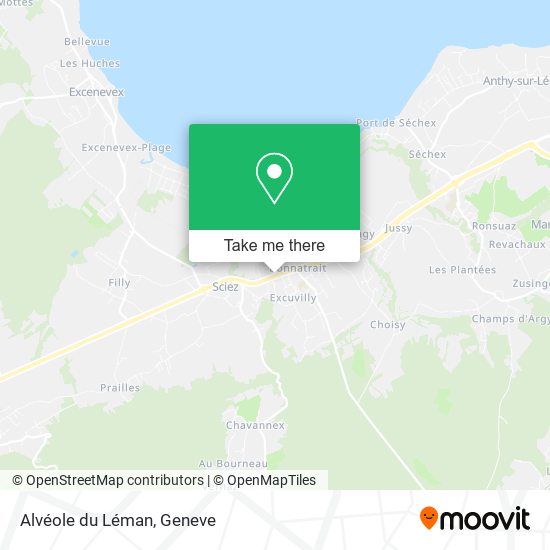 Alvéole du Léman map