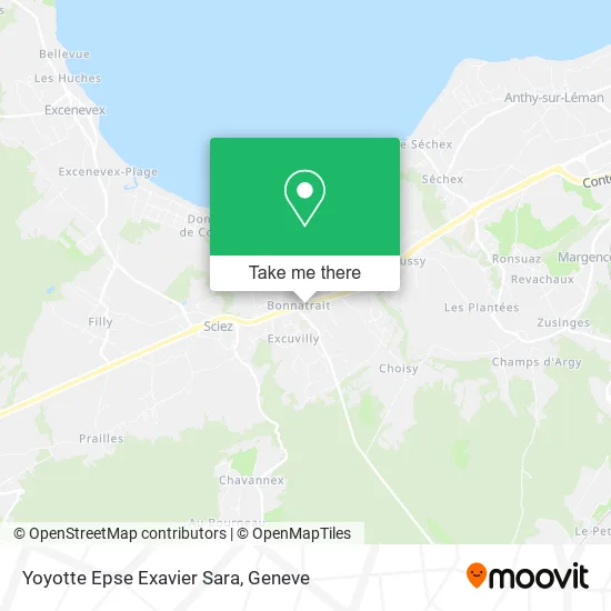 Yoyotte Epse Exavier Sara map