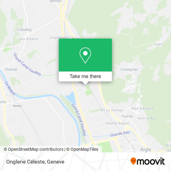 Onglerie Céleste map