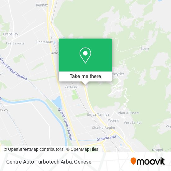 Centre Auto Turbotech Arba map