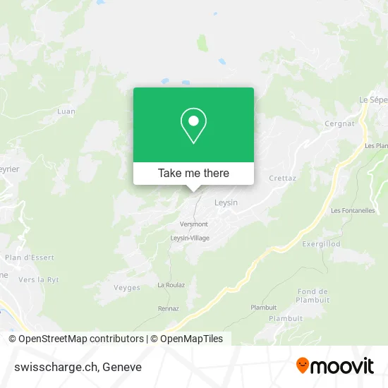 swisscharge.ch map