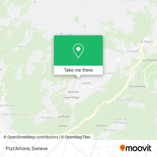 Pizz'Amore map