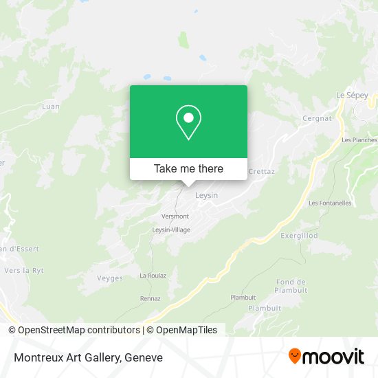 Montreux Art Gallery map