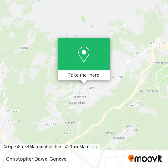 Christopher Dawe map