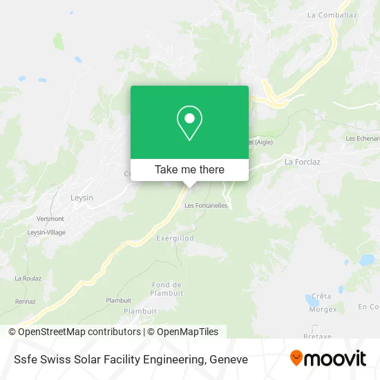 Ssfe Swiss Solar Facility Engineering map