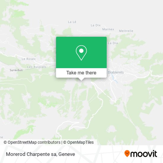 Morerod Charpente sa map