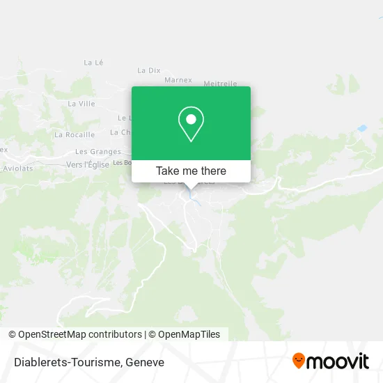 Diablerets-Tourisme map