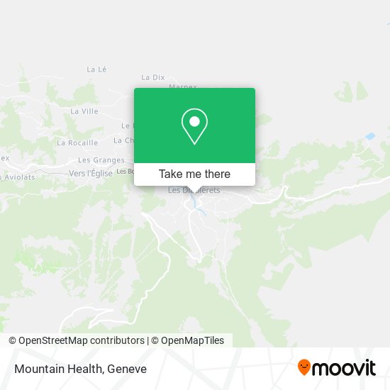 Mountain Health map