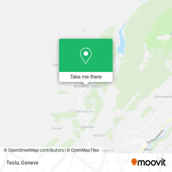 Tesla map