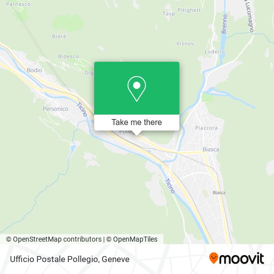 Ufficio Postale Pollegio map