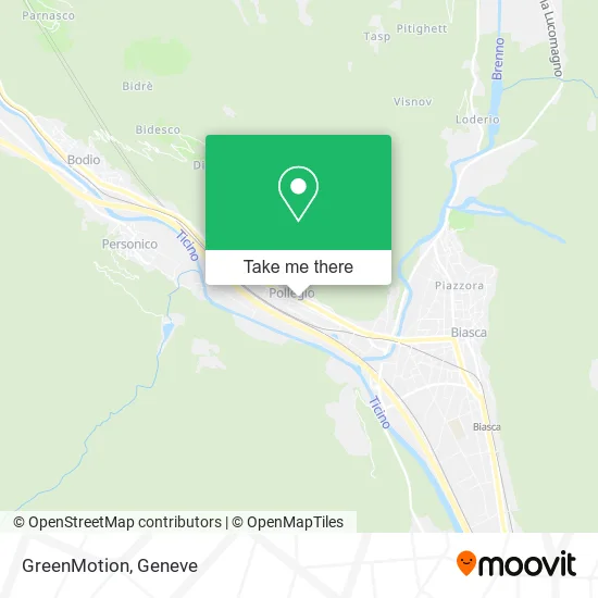 GreenMotion map
