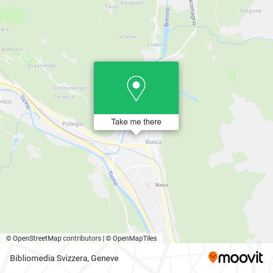 Bibliomedia Svizzera map