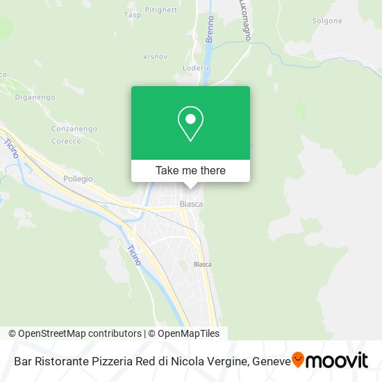 Bar Ristorante Pizzeria Red di Nicola Vergine map
