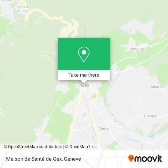 Maison de Santé de Gex plan