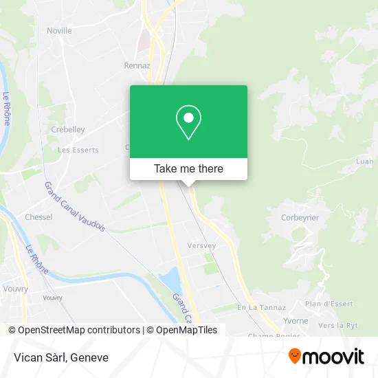 Vican Sàrl map