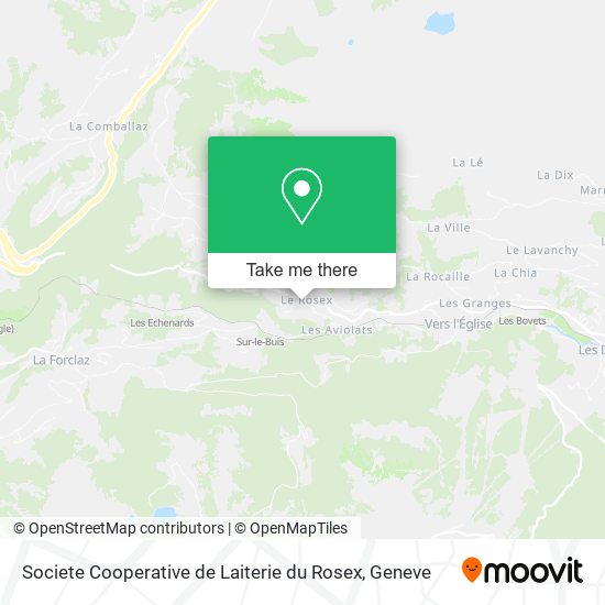 Societe Cooperative de Laiterie du Rosex map