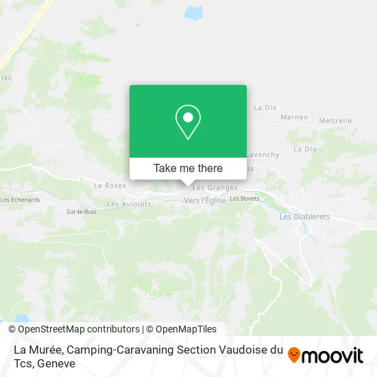 La Murée, Camping-Caravaning Section Vaudoise du Tcs map