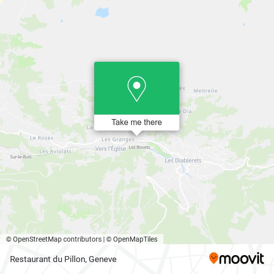 Restaurant du Pillon map