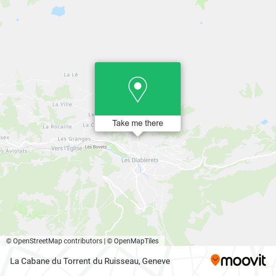 La Cabane du Torrent du Ruisseau map