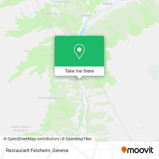Restaurant Felsheim map