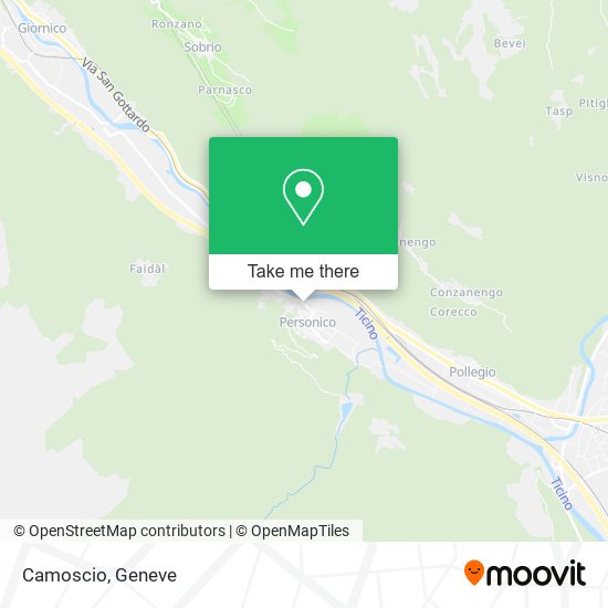 Camoscio map