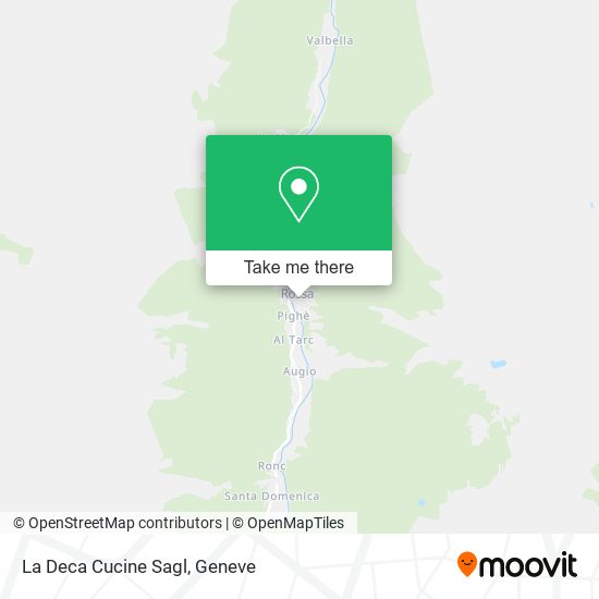 La Deca Cucine Sagl map